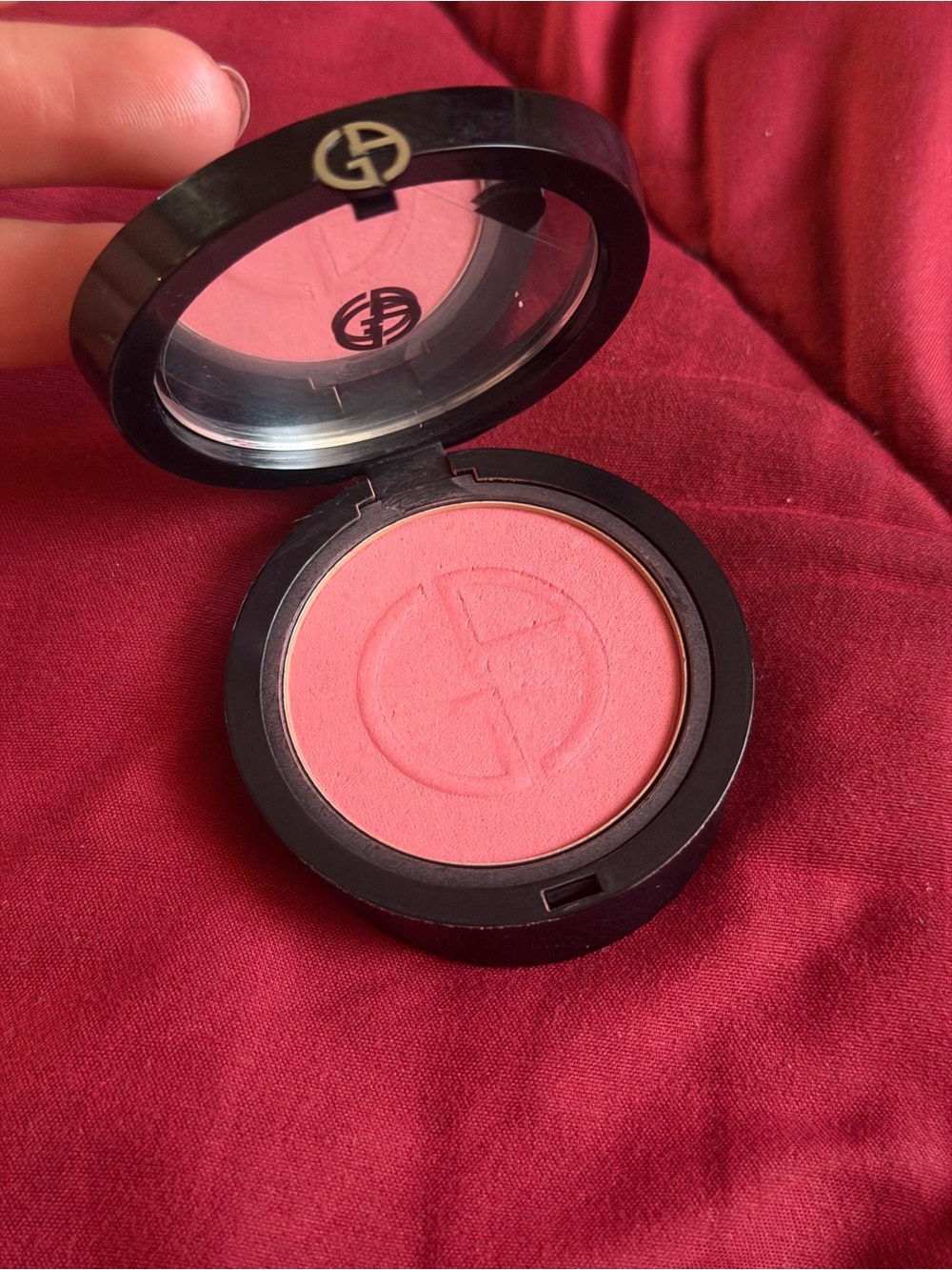 Giorgio Armani Luminous Silk Blurring Natural Glow Powder Blush Shade 51 Amore